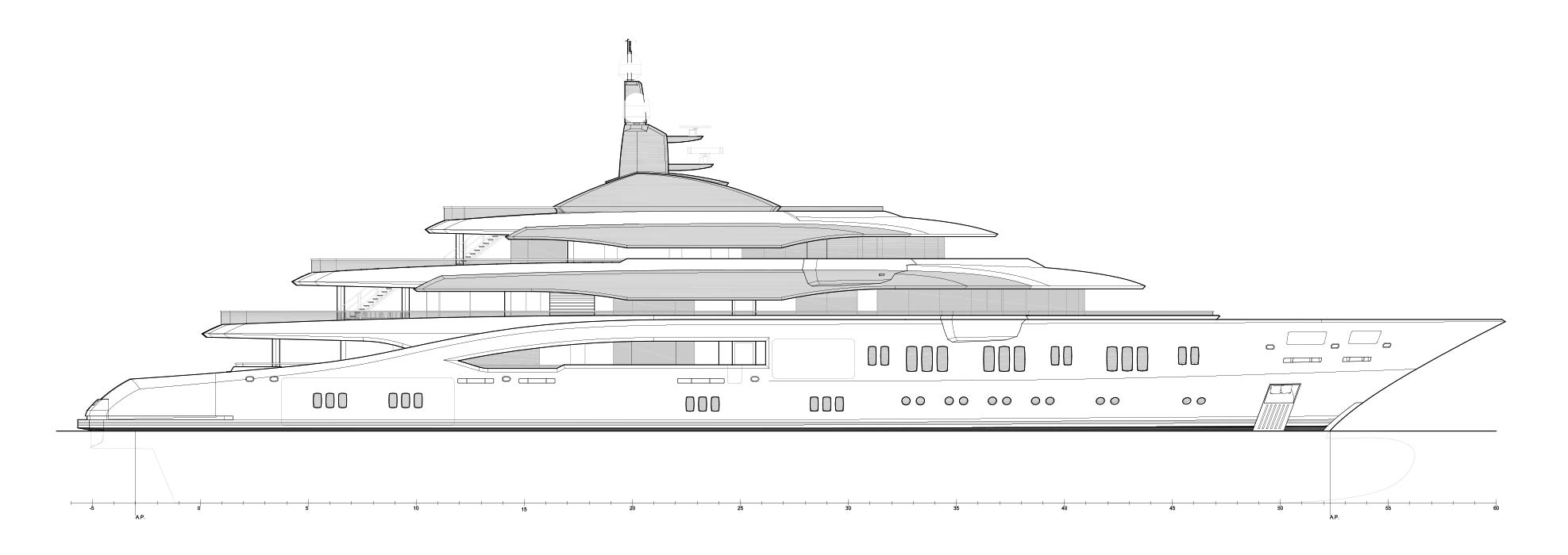 Profile-DY006_GA New 80m Yacht for Sale | Build a 80m Yacht | Dunya Yachts